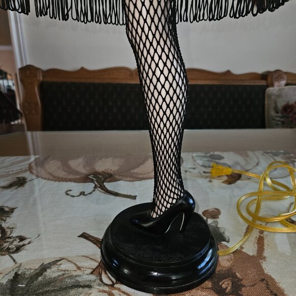 Holidays Christmas Story's Famous Leg Lamp with Fringed Shade - Picture 4 of 7